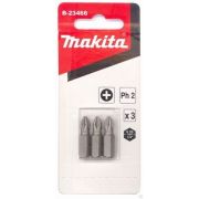 Биты Makita PH2 25мм 3шт (B-23466)