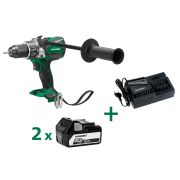 Аккумуляторная ударная дрель-шуруповерт Hikoki DV 18DBL2 (DV18DBL2RJZ)