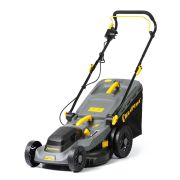 Газонокосилка эл. CHAMPION EM4318 (1,8 кВт пласт.+ткань травосб. 52л ширина 430мм 30-75мм, 12,9кг)